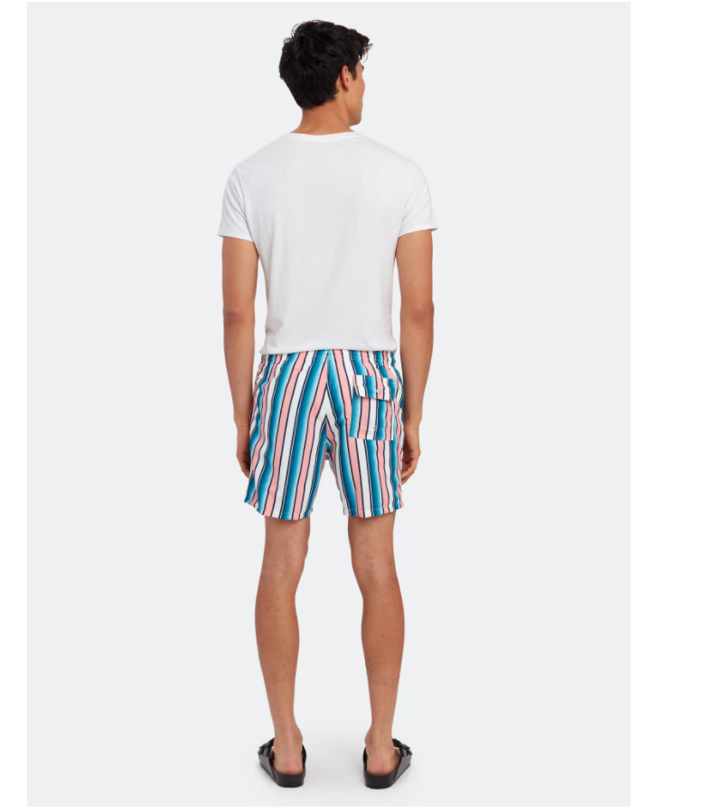 Bather Pink Stripe Swim Trunk XS/XL $85