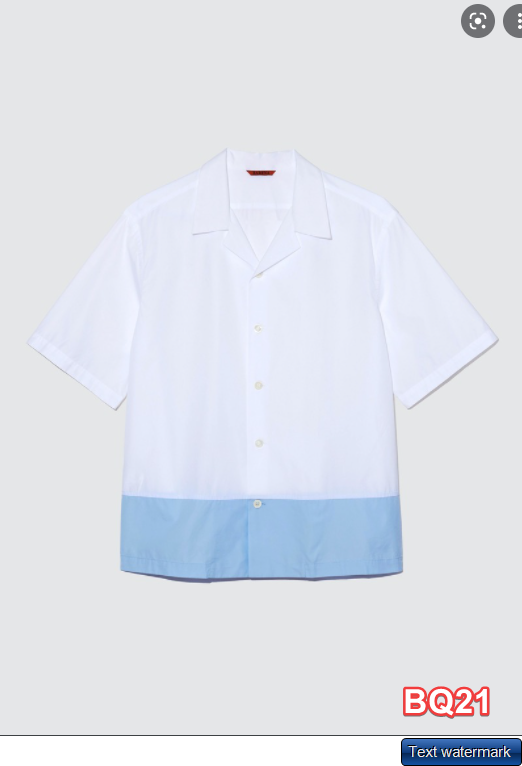 Barena Camicia Levante Short Sleeve Button Up Shirt Blanco Sz 52 $325