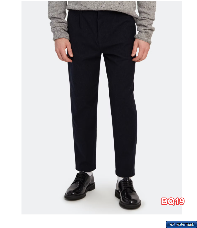 BLDWN Sato Pleated Pant Navy 30Wx27L $298
