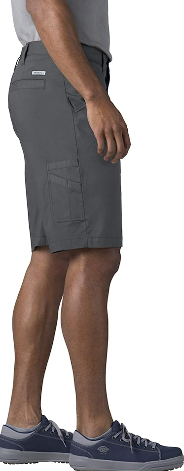 Dickies Men's 11 Inch Temp-iq Performance Hybrid Utility Short Charcoal 42