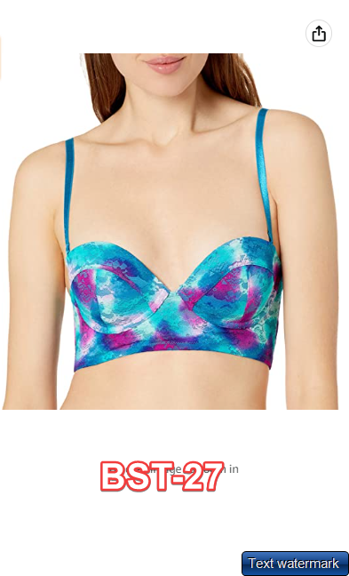 Undies.com Women's Luxey Girl Long Line Multi-Way Convertible Lace Bra Tqtdy 34B