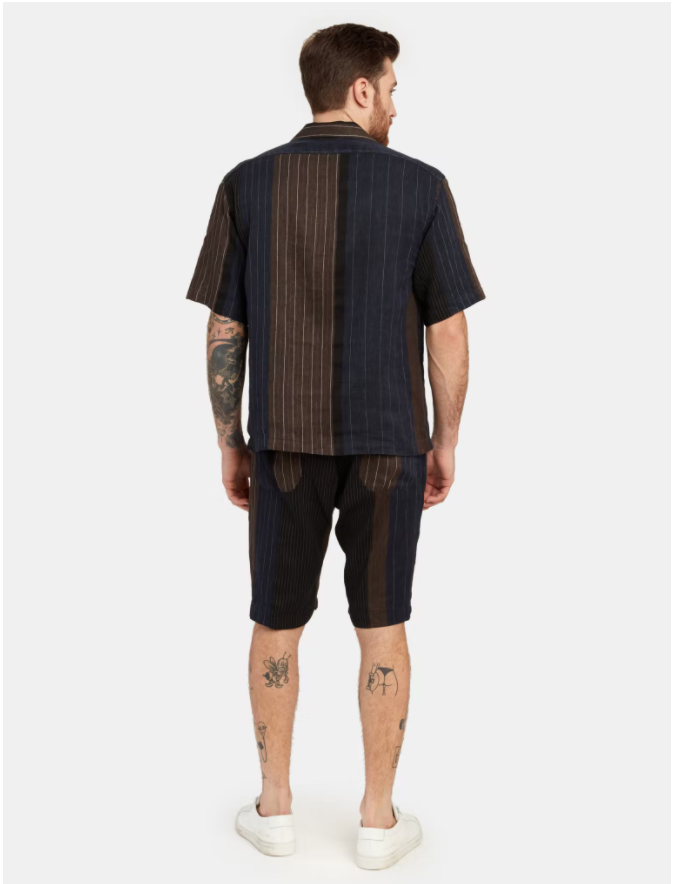 Barena Camicia Solana Gianto Short Sleeve Button Up Shirt Unico Sz46/48/50 $325