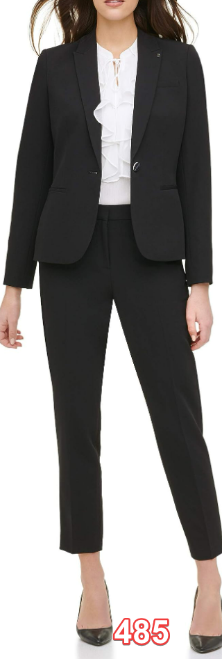 Tommy Hilfiger Womens Blazer – Business Jacket with Flattering Fit Single-Button