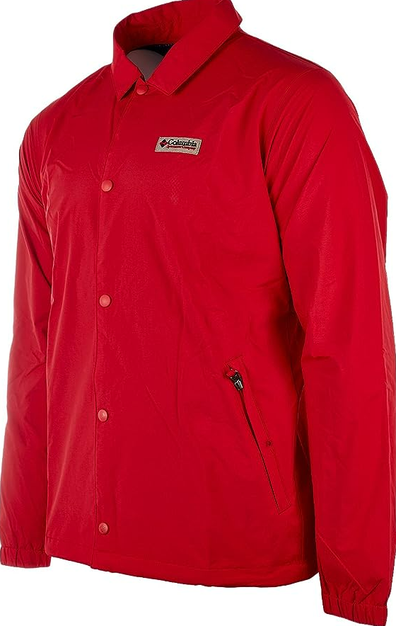 Columbia Pnw Sportsmans Rain Jacket - Mens Red Shark XL