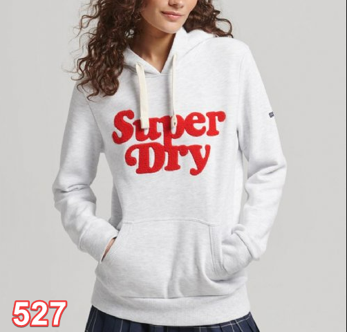 Superdry Women's Vintage COOPER CLASSIC Hood Women Hoodie Ice Marl, SZ 4+8+10+12