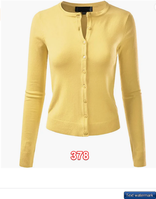 EIMIN Womens Crewneck Long Sleeve Button Down Stretch Knit Cardigan Sweater XXXL