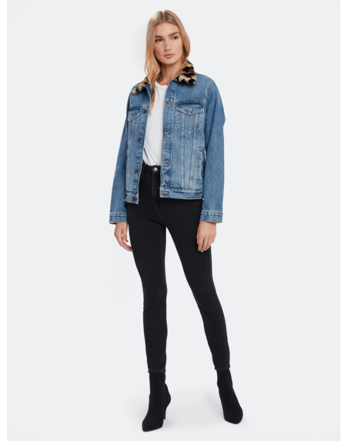 DL1961 Clyde Classic Denim Trucker Jacket XS/L $249
