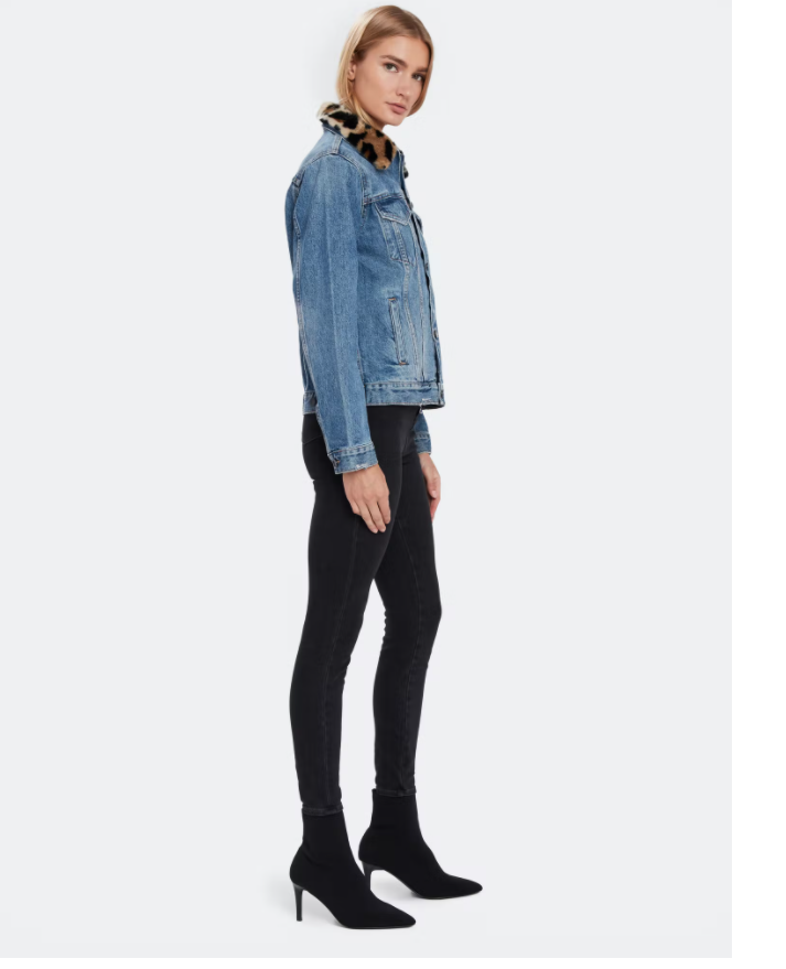 DL1961 Clyde Classic Denim Trucker Jacket XS/L $249