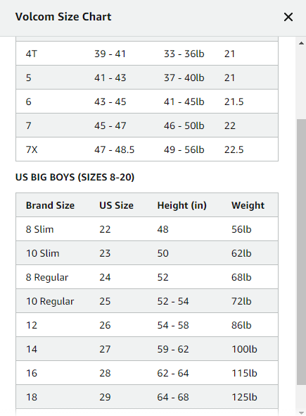 Volcom Boys' Frickin Chino Shorts Black 29 (18)