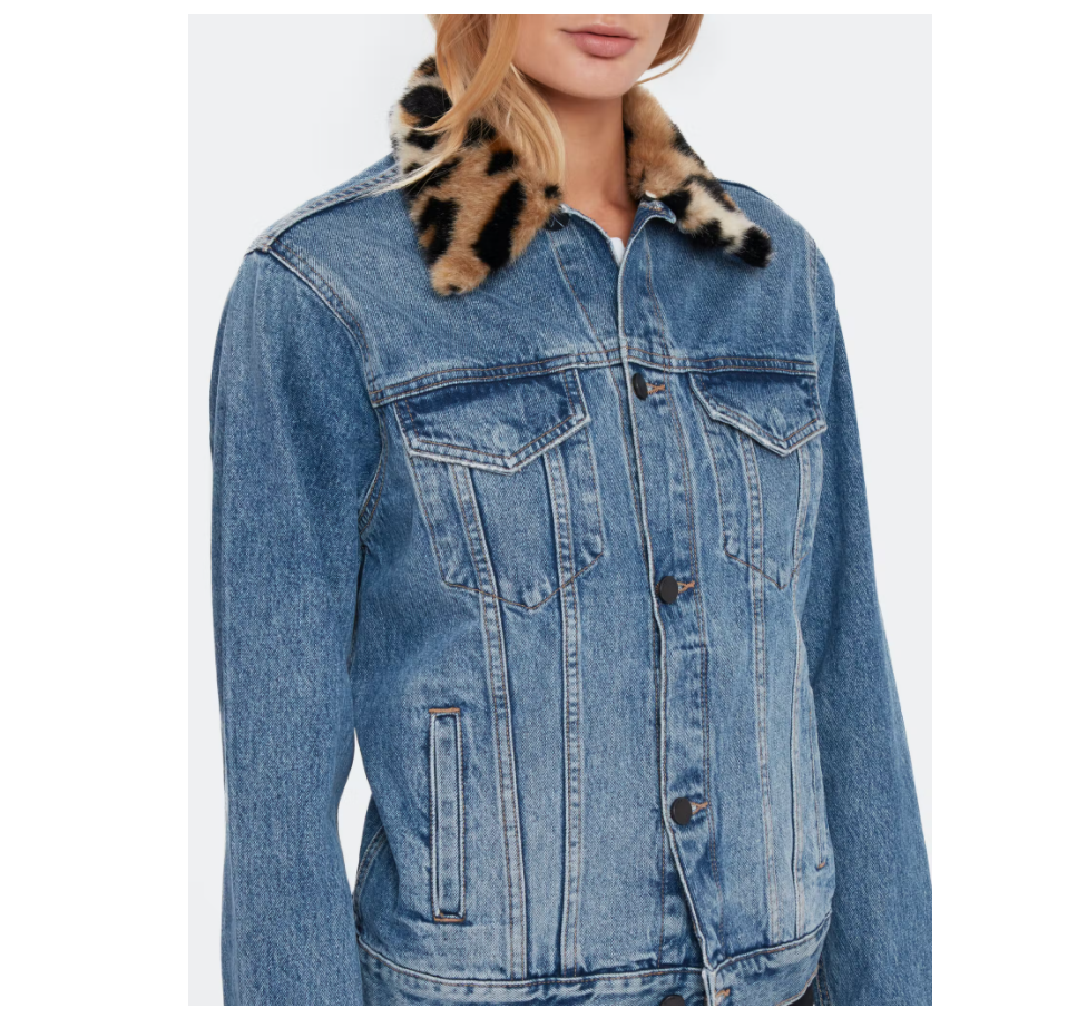 DL1961 Clyde Classic Denim Trucker Jacket XS/L $249
