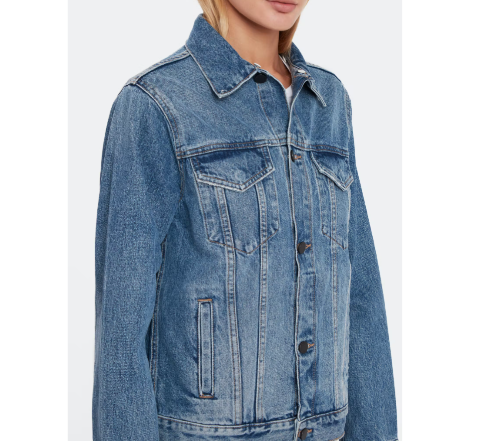 DL1961 Clyde Classic Denim Trucker Jacket XS/L $249