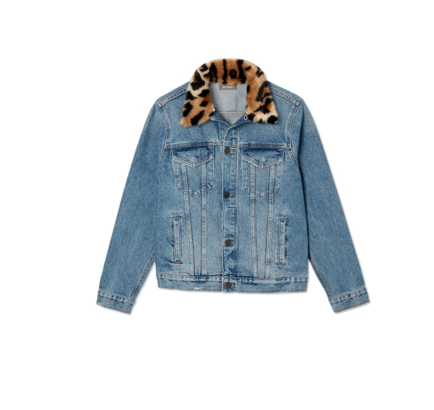 DL1961 Clyde Classic Denim Trucker Jacket XS/L $249