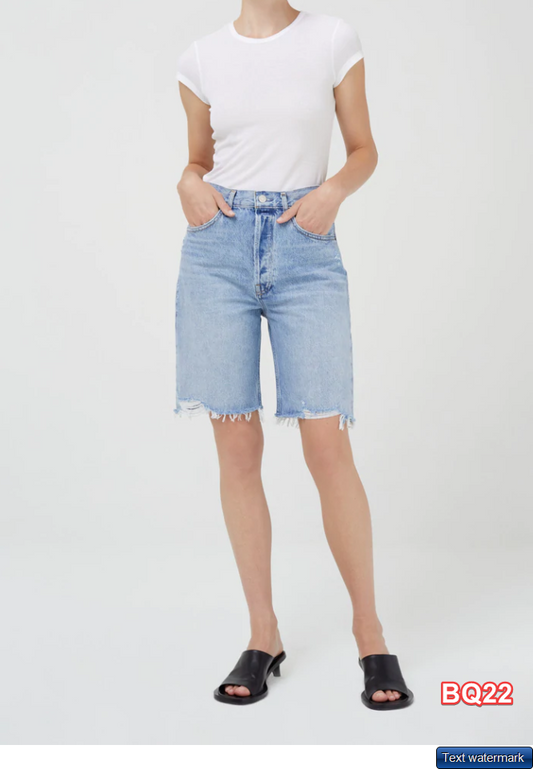 AGOLDE	90'S MID RISE LOOSE SHORT $148 IN SWAPMEET SZ 25 &26