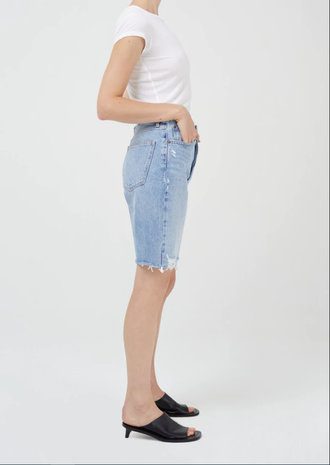 AGOLDE	90'S MID RISE LOOSE SHORT $148 IN SWAPMEET SZ 25 &26