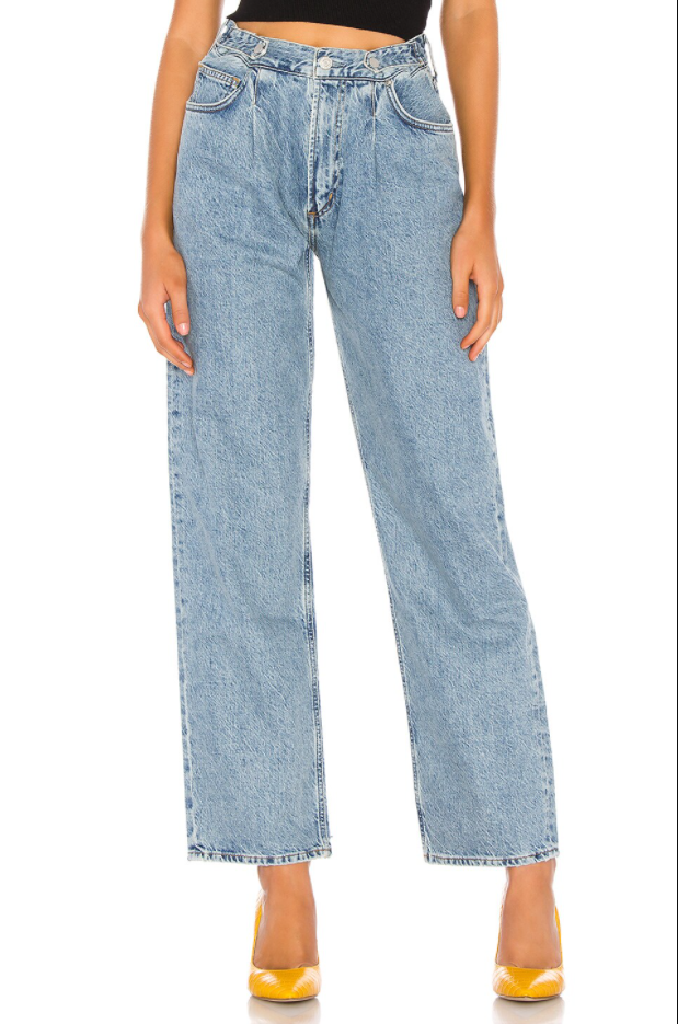 AGOLDE	Baggy Tab Mid Rise Jeans Sweetener Size32