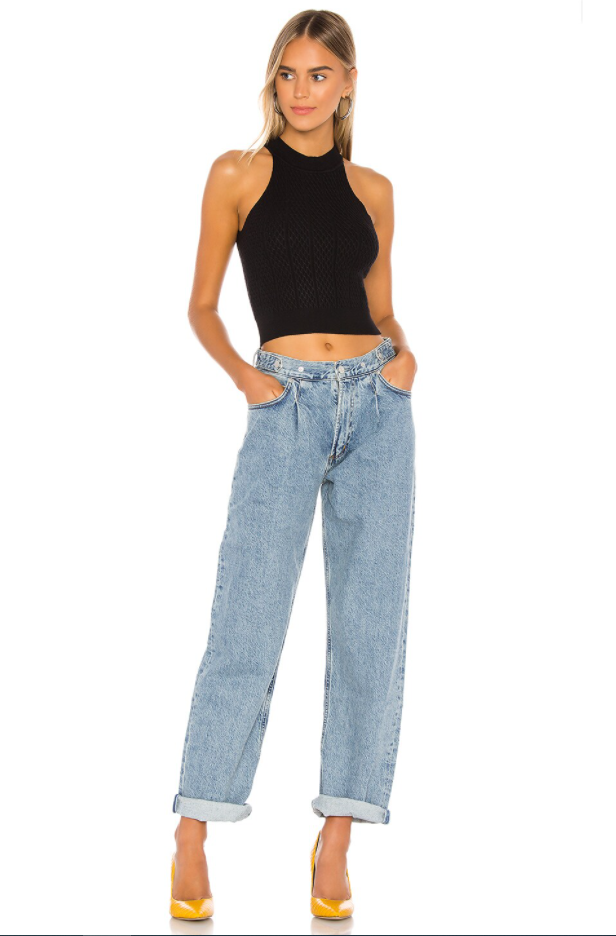 AGOLDE	Baggy Tab Mid Rise Jeans Sweetener Size32