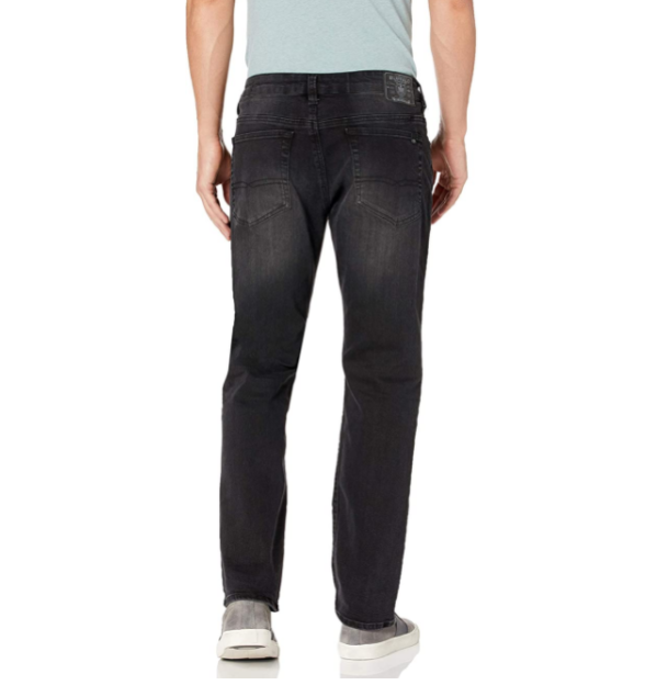 Buffalo David Bitton Men's Slim Ash Jeans, Black, 42W x 30L