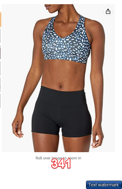 Core 10 Women's Spectrum Long-line Strappy Cross Back Yoga Sports Bra Small