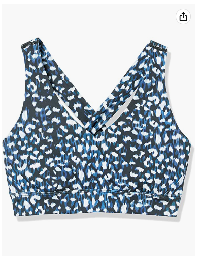 Core 10 Women's Spectrum Long-line Strappy Cross Back Yoga Sports Bra Small