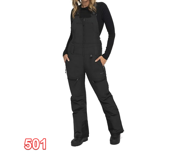 Arctix Womens Eco Friendly Traverse Bib Overalls Black, 3X (24-26W) 31" Inseam