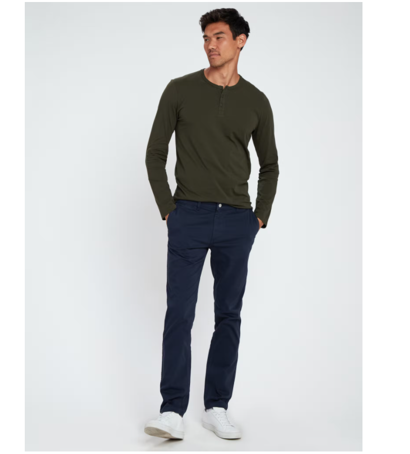 Wax London Clothing Strood Chinos Navy 38Wx32L