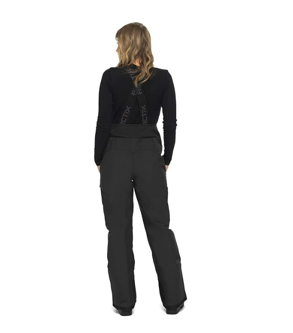 Arctix Womens Eco Friendly Traverse Bib Overalls Black, 3X (24-26W) 31" Inseam
