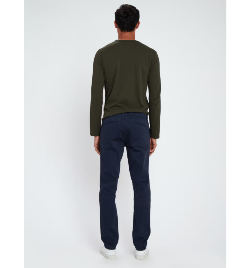 Wax London Clothing Strood Chinos Navy 38Wx32L