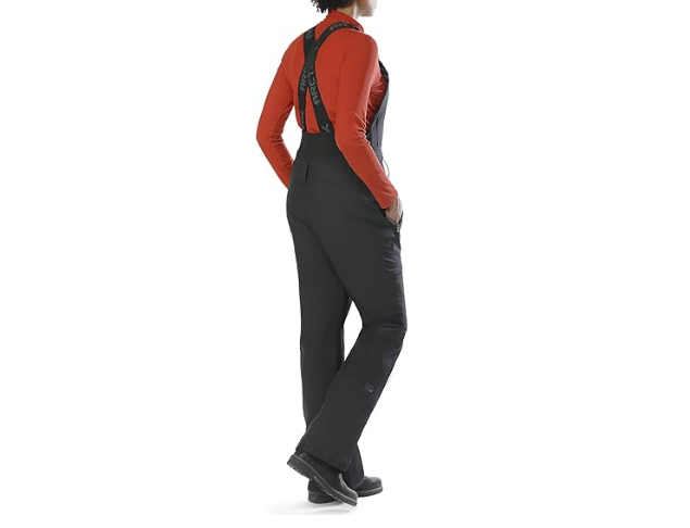 Arctix Womens Eco Friendly Traverse Bib Overalls Black, 3X (24-26W) 31" Inseam