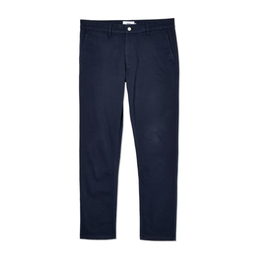 Wax London Clothing Strood Chinos Navy 38Wx32L