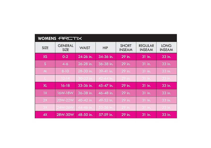 Arctix Womens Eco Friendly Traverse Bib Overalls Black, 3X (24-26W) 31" Inseam