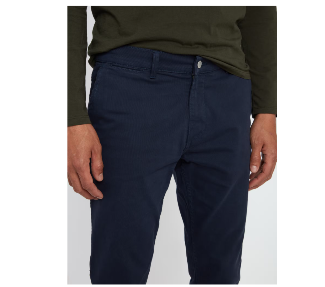 Wax London Clothing Strood Chinos Navy 38Wx32L