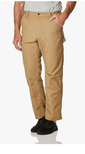 Carhartt Men's Loose Fit Canvas Utility Work Pant Dark Khaki 46WX32L