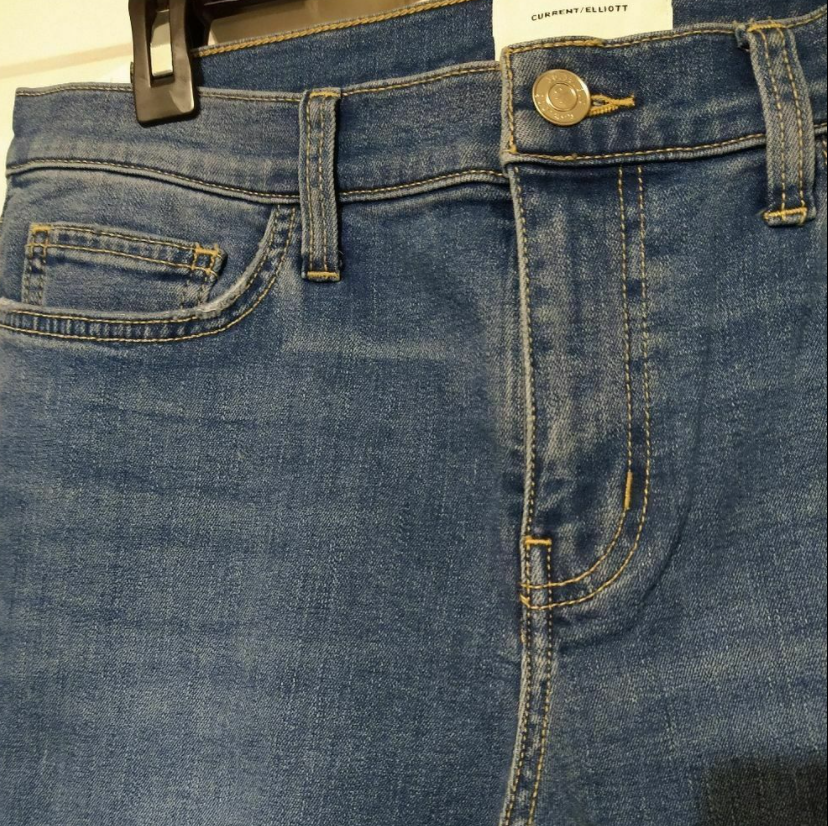 Current/Elliott The Stiletto Ripped Skinny Jeans 2 Year Destroyed 24 Blue NWT