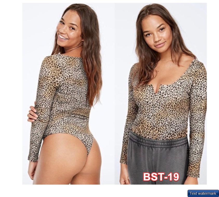 Victorias Secret PINK Leopard Bodysuit Size XS Long Sleeves Lightweight