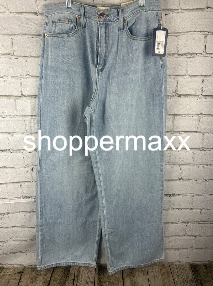 Women's High-Rise Wide Leg Jeans - Universal Thread, Light Wash, 10 Short
