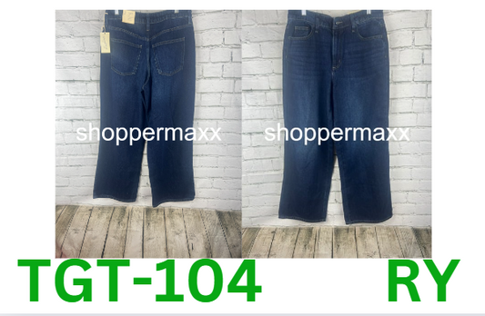 WOMEN'S HIGH-RISE VINTAGE BOOTCUT JEANS - UNIVERSAL THREAD, DARK BLUE, 10