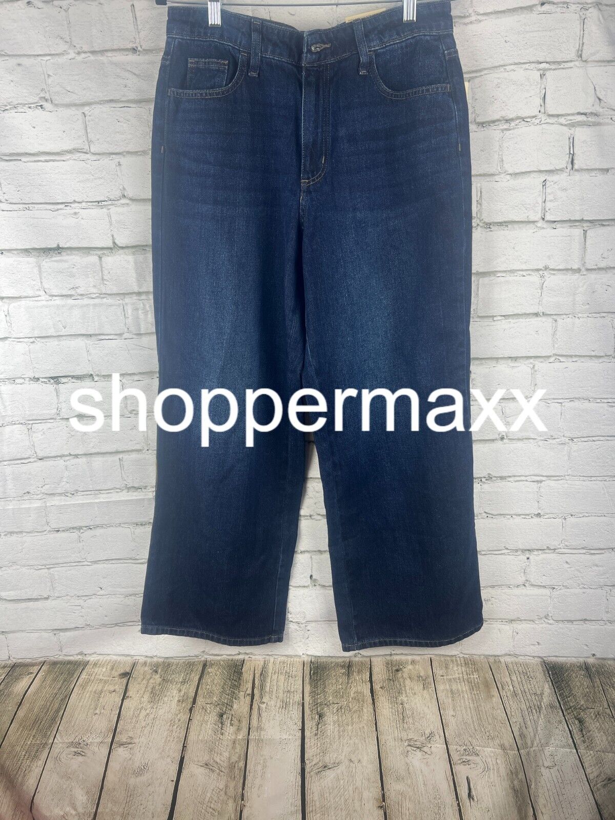 WOMEN'S HIGH-RISE VINTAGE BOOTCUT JEANS - UNIVERSAL THREAD, DARK BLUE, 10