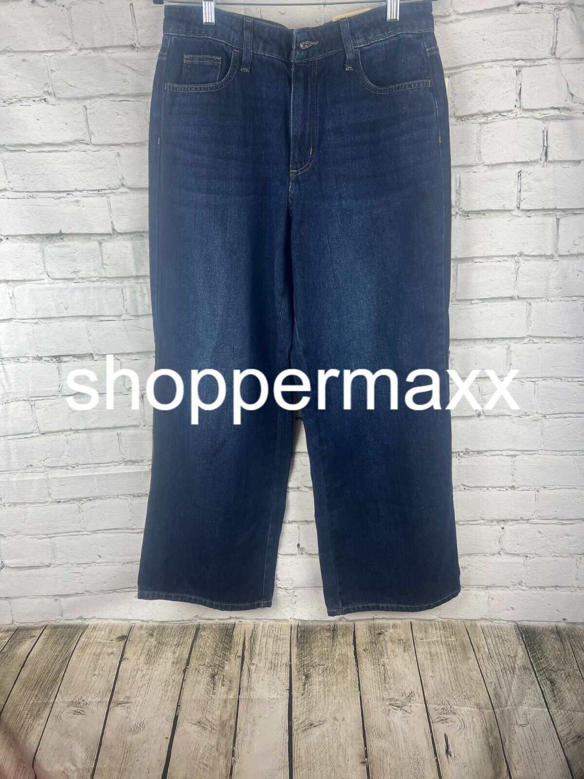 WOMEN'S HIGH-RISE VINTAGE BOOTCUT JEANS - UNIVERSAL THREAD, DARK BLUE, 10