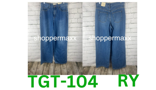 Women's High-Rise Wide Leg Jeans - Universal Thread, Medium Wash, 6