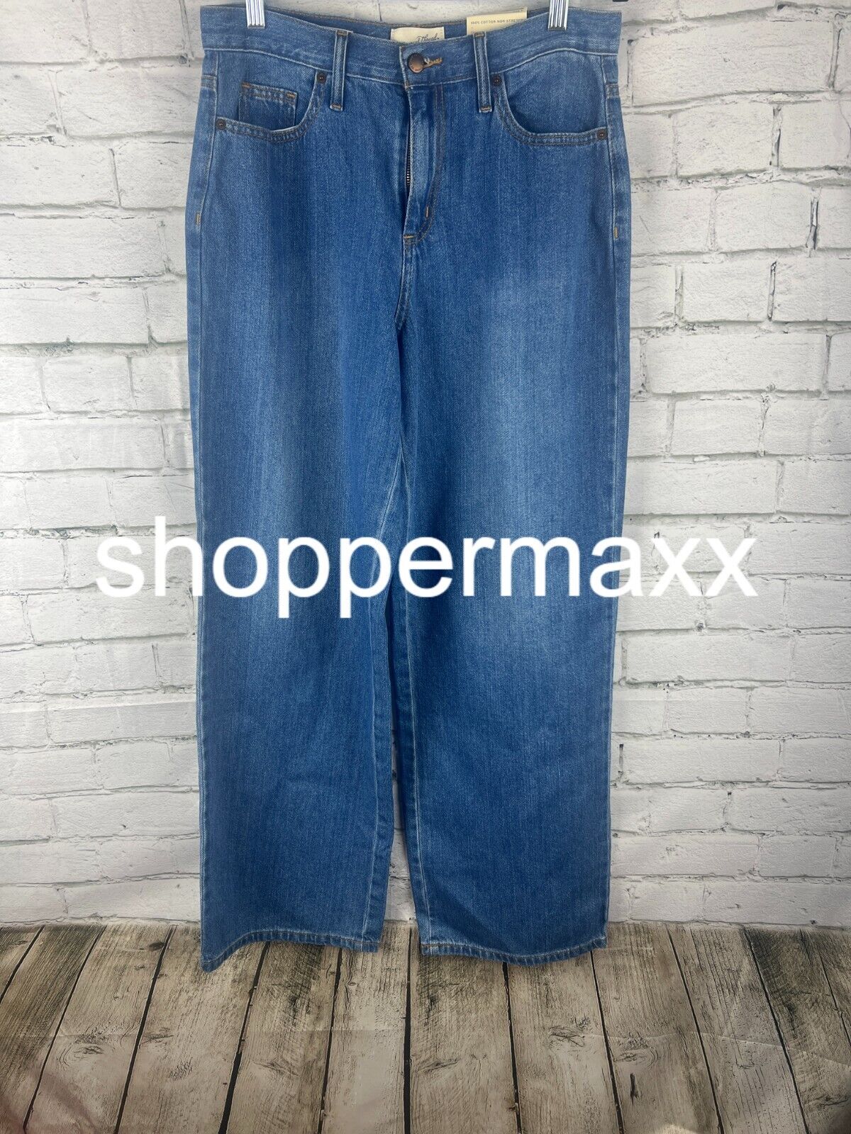 Women's High-Rise Wide Leg Jeans - Universal Thread, Medium Wash, 6