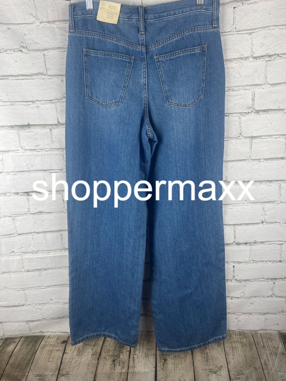 Women's High-Rise Wide Leg Jeans - Universal Thread, Medium Wash, 6