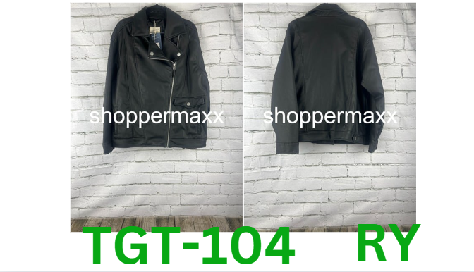 Women's Oversized Faux Leather Moto Jacket - Universal Thread, Black, L