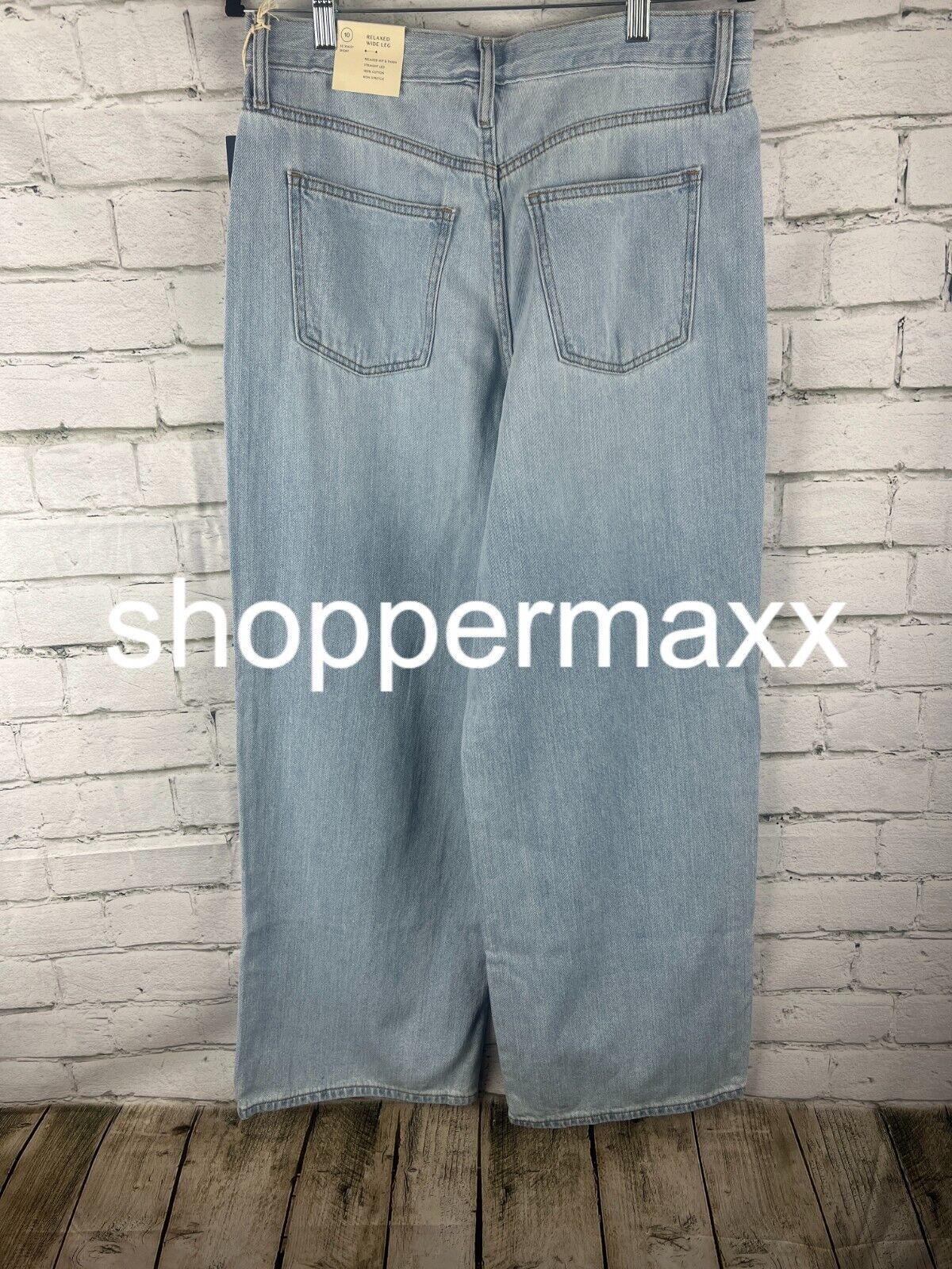 Women's High-Rise Wide Leg Jeans - Universal Thread, Light Wash, 10 Long