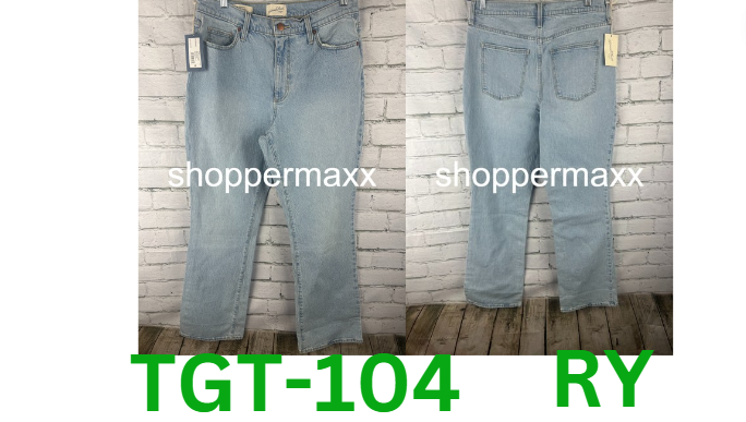 WOMEN'S HIGH-RISE VINTAGE BOOTCUT JEANS - UNIVERSAL THREAD, LIGHT BLUE, 10
