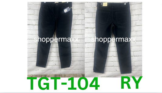 WOMEN'S HIGH-RISE CORDUROY SKINNY JEANS - UNIVERSAL THREAD, BLACK, 10