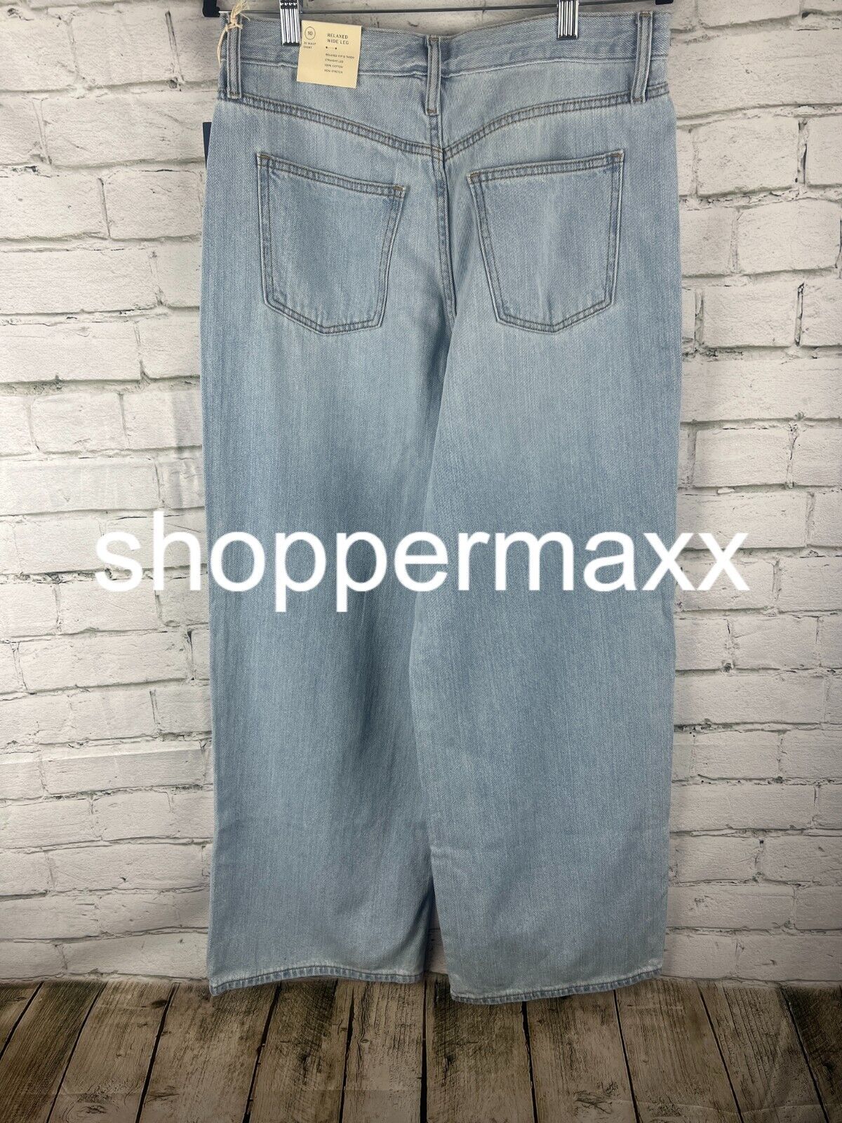 Women's High-Rise Wide Leg Jeans - Universal Thread, Light Wash, 10 Long