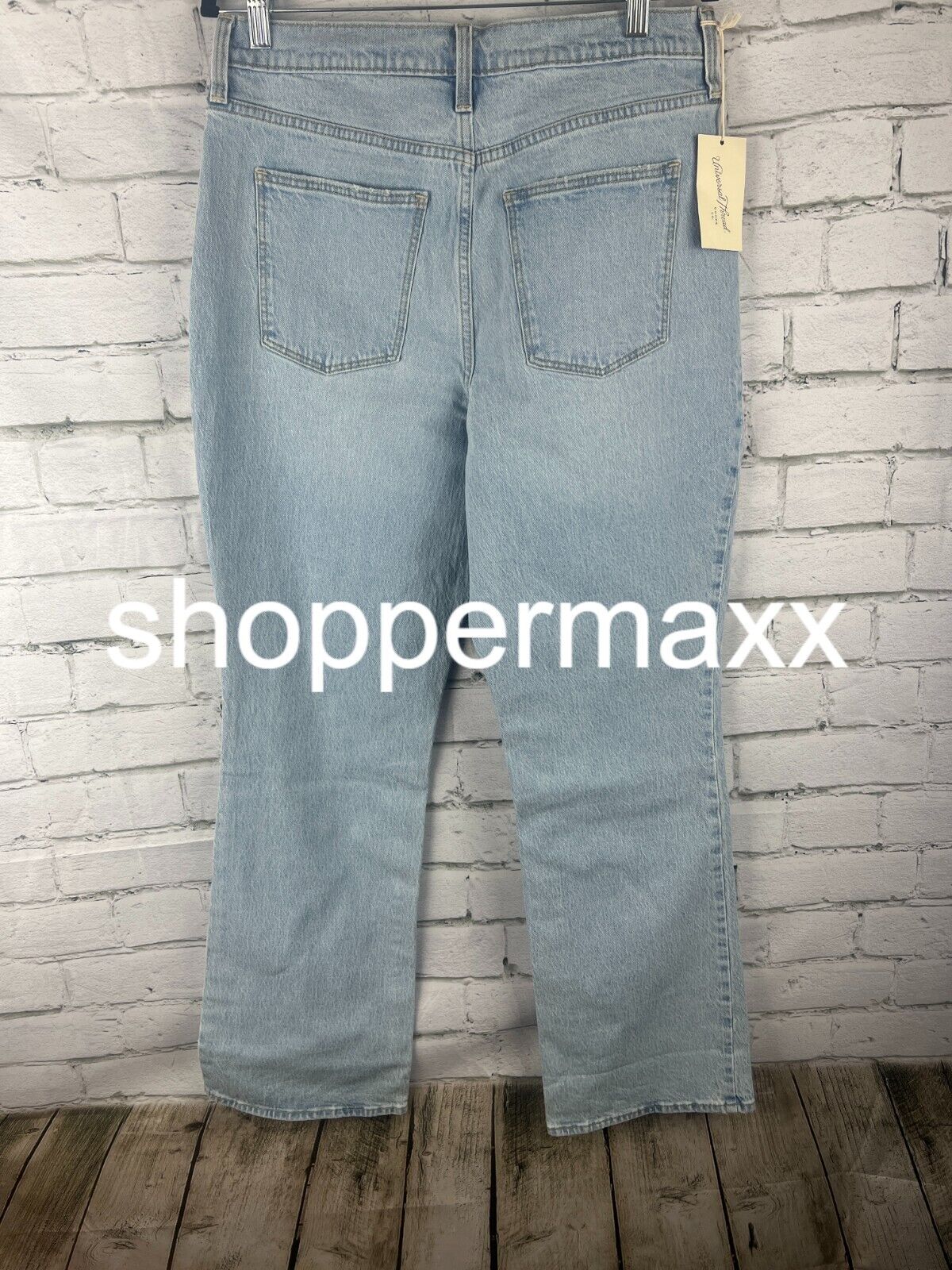 WOMEN'S HIGH-RISE VINTAGE BOOTCUT JEANS - UNIVERSAL THREAD, LIGHT BLUE, 10
