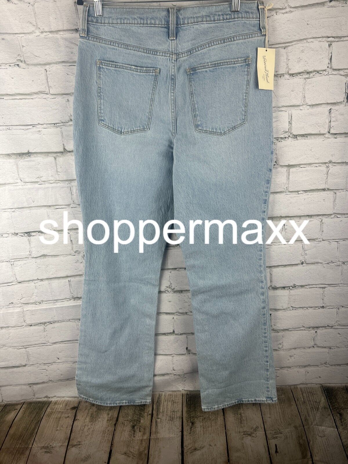 WOMEN'S HIGH-RISE VINTAGE BOOTCUT JEANS - UNIVERSAL THREAD, LIGHT BLUE, 10