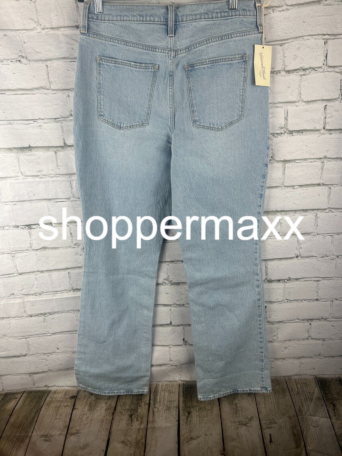 WOMEN'S HIGH-RISE VINTAGE BOOTCUT JEANS - UNIVERSAL THREAD, LIGHT BLUE, 10
