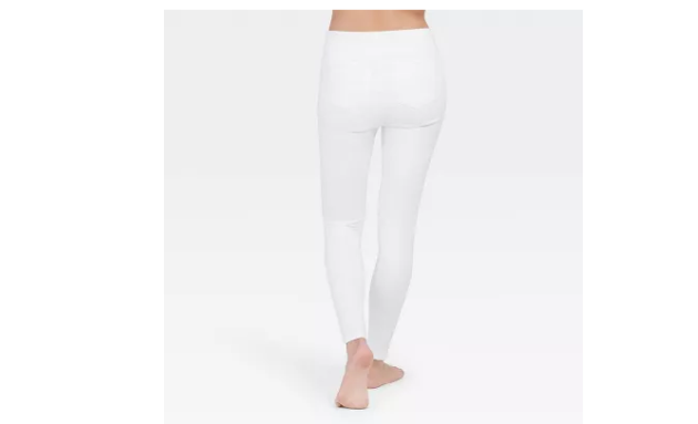 Assets by Spanx, Women's Denim Skinny Leggings - White, S